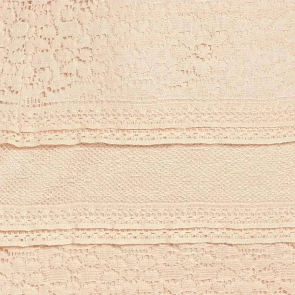 Chic Ruffle Lace Romantic Work Play Party Soft Stretch Midi Dress - Picture 5 of 9